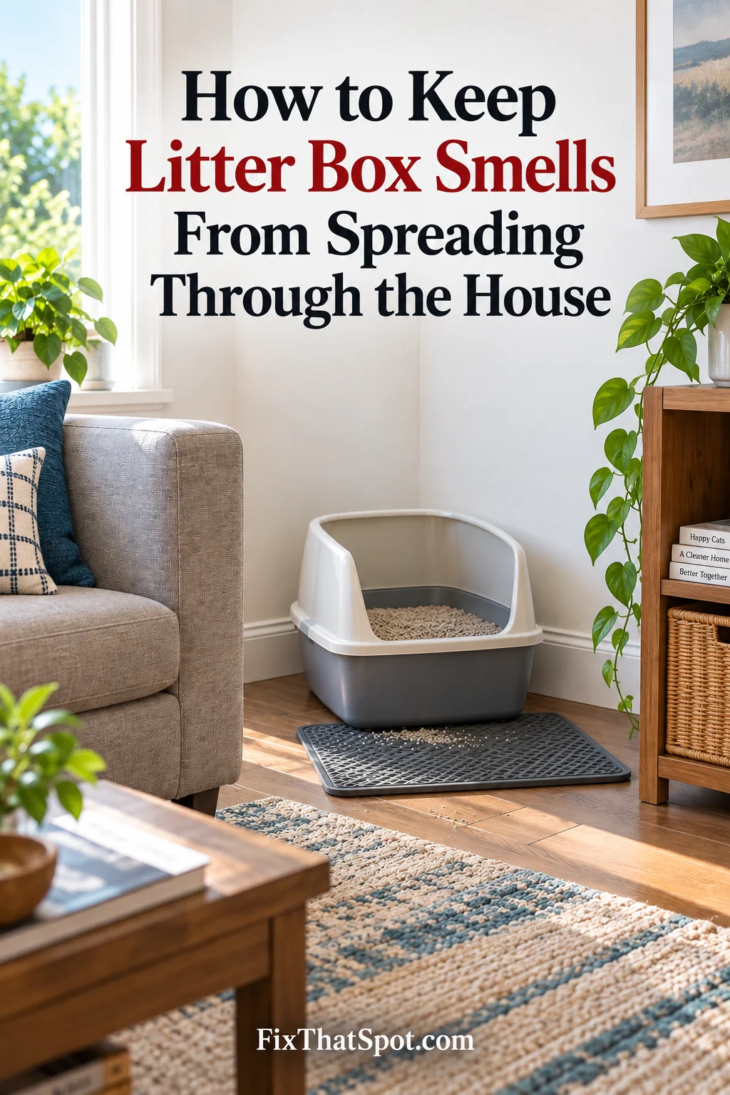 How to Keep Litter Box Smells From Spreading Through the House
