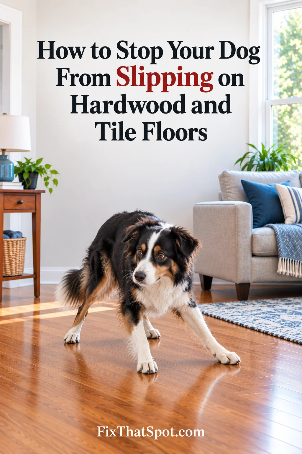 How to Stop Your Dog From Slipping on Hardwood and Tile Floors