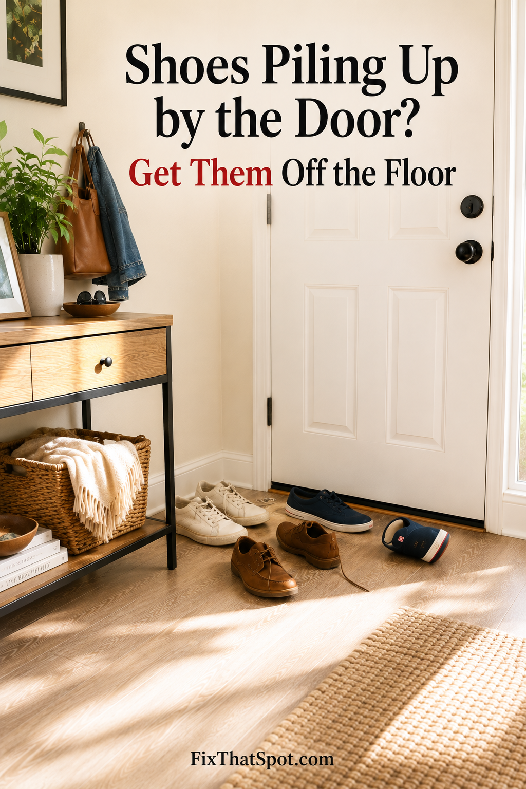 Shoes Piling Up by the Door? Get Them Off the Floor