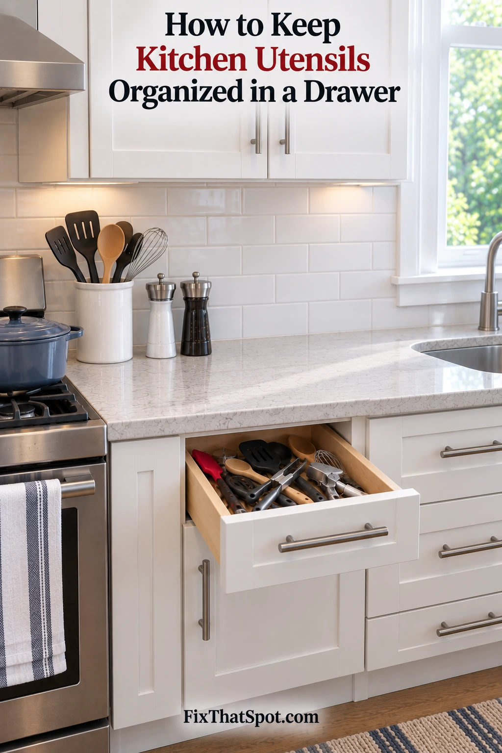 How to Keep Kitchen Utensils Organized in a Drawer