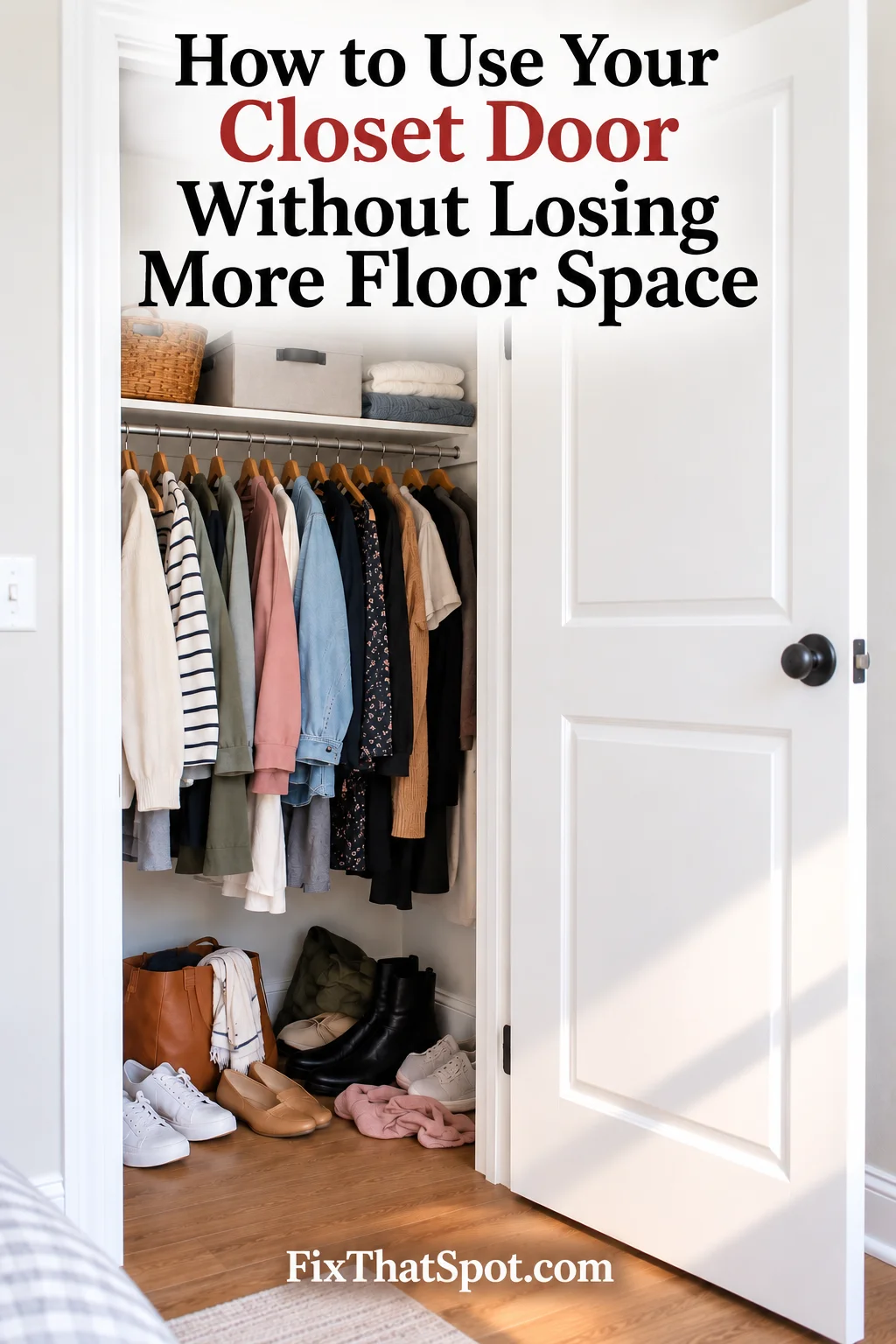 How to Use Your Closet Door Without Losing More Floor Space