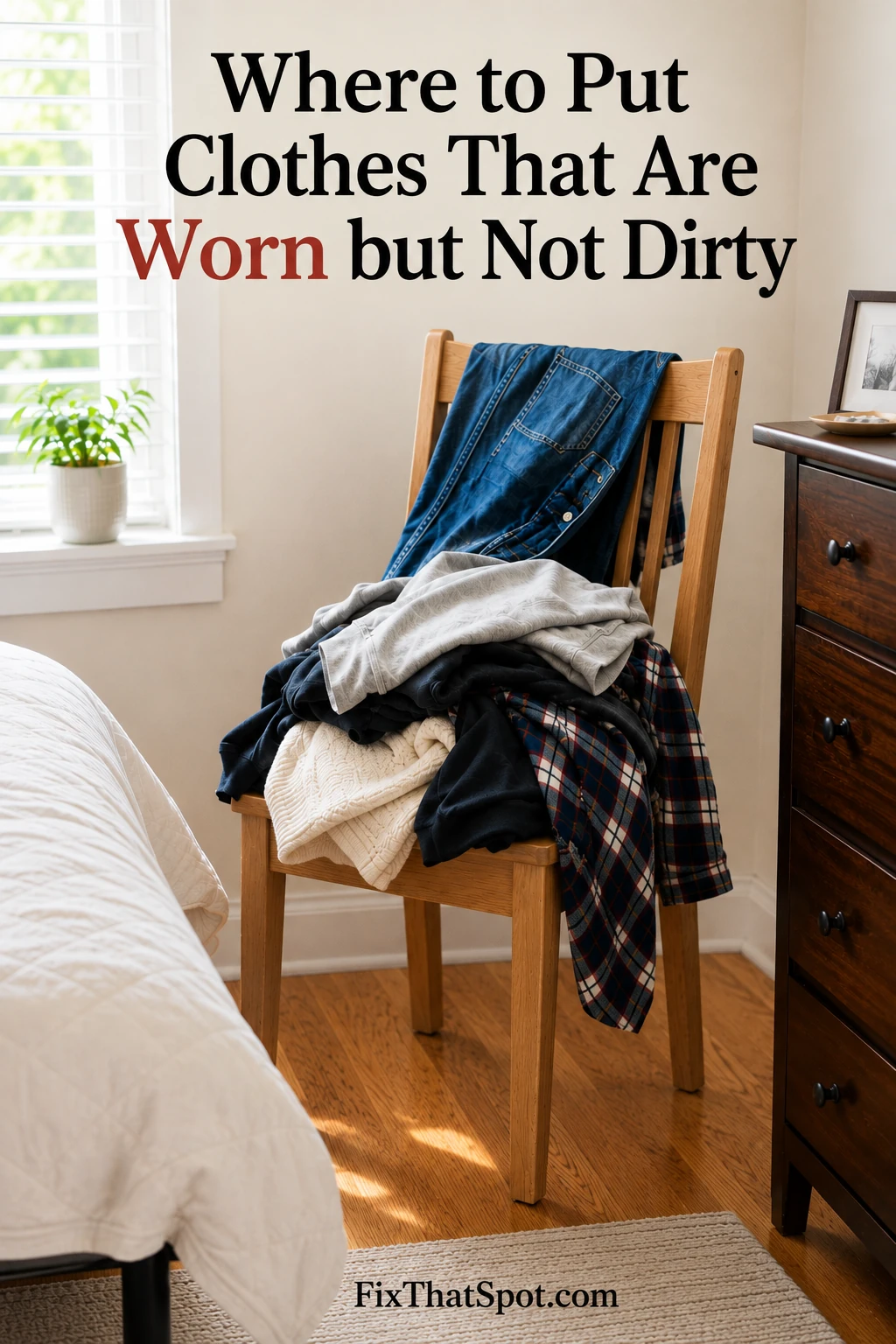 Where to Put Clothes That Are Worn but Not Dirty