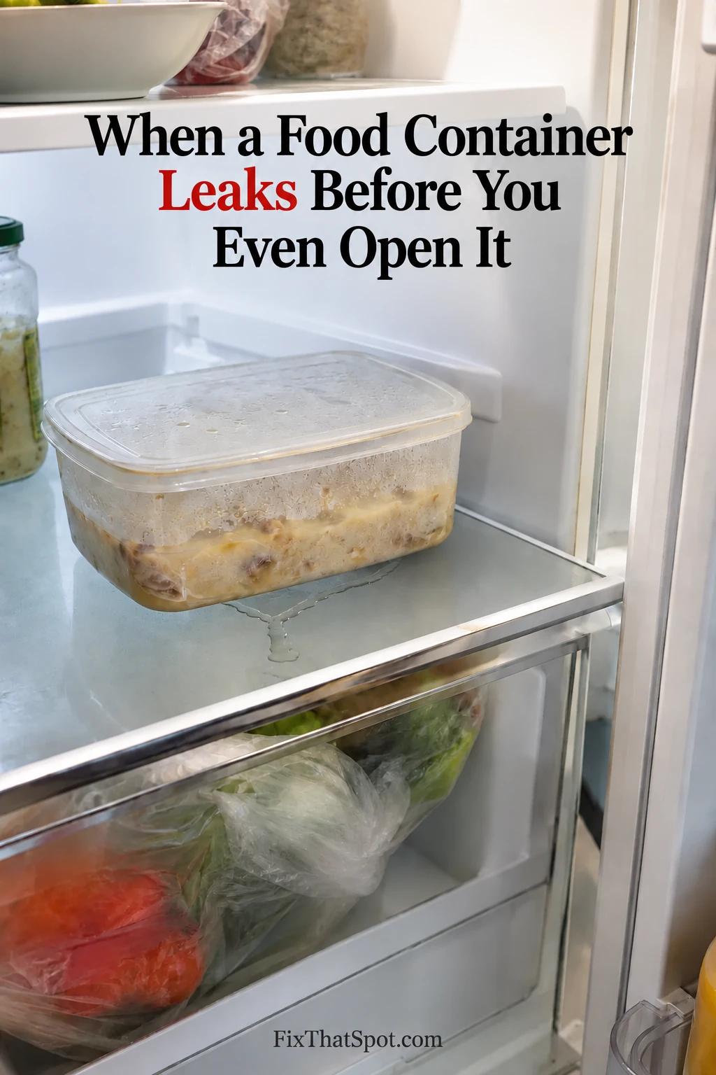 When a Food Container Leaks Before You Even Open It