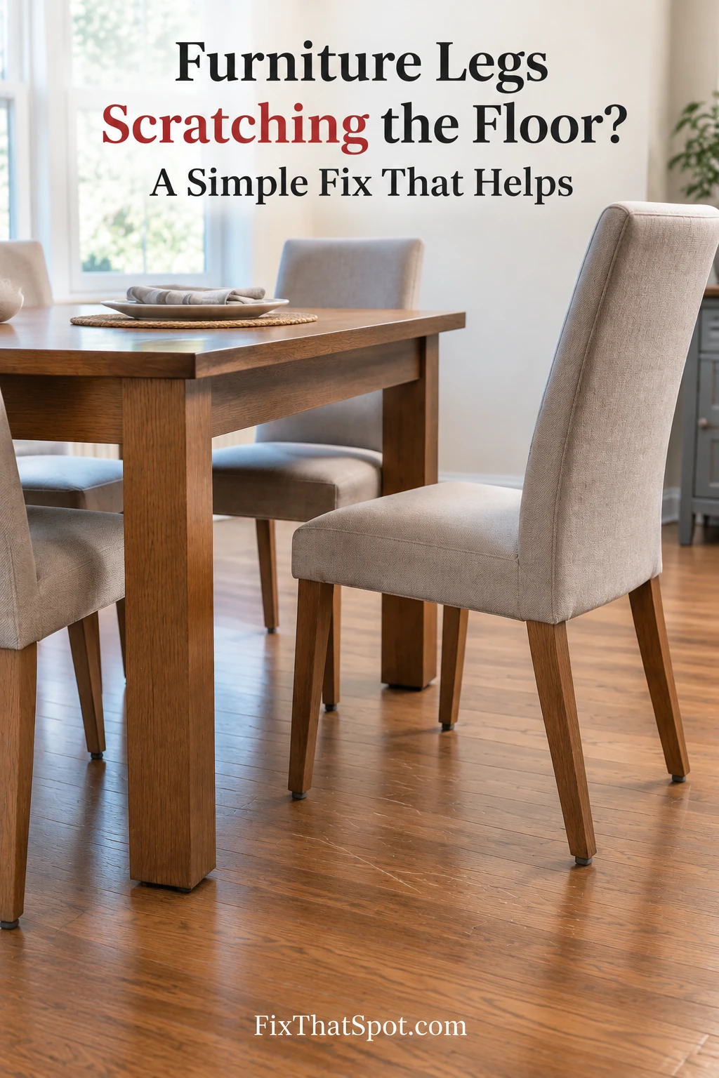 Furniture Legs Scratching the Floor? A Small Fix That Helps