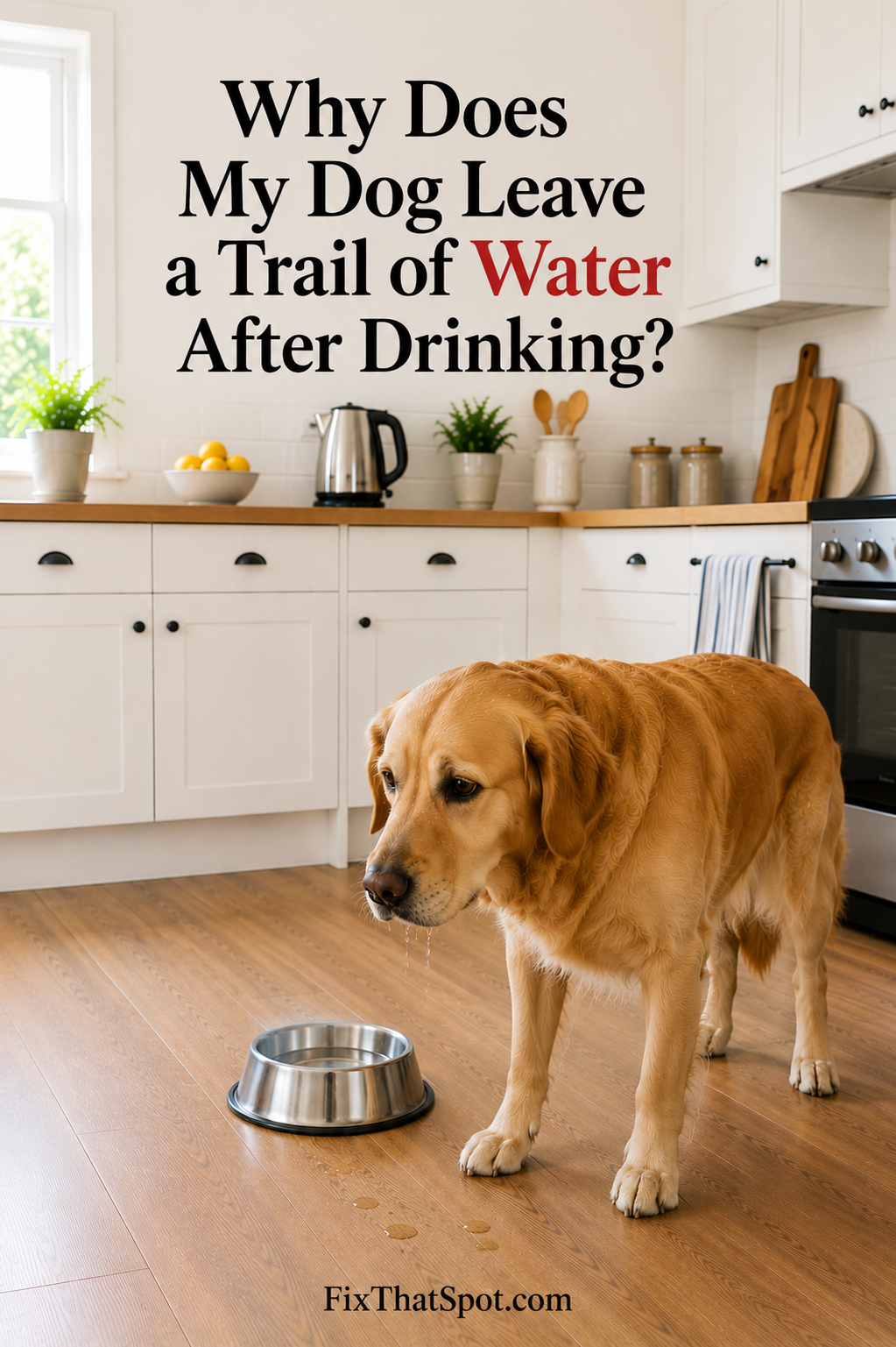 Dog Drips Water Everywhere After Drinking? Here’s What Helps