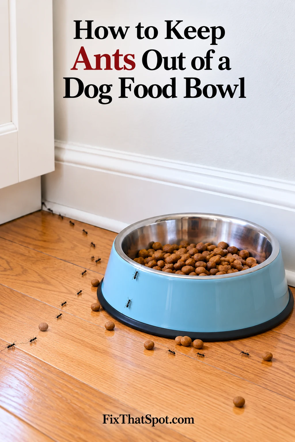 How to Keep Ants Out of a Dog Food Bowl