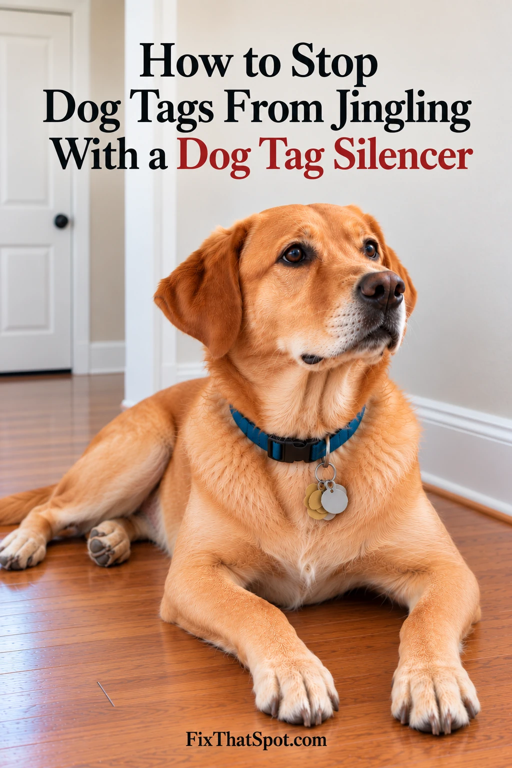How to Stop Dog Tags From Jingling With a Dog Tag Silencer