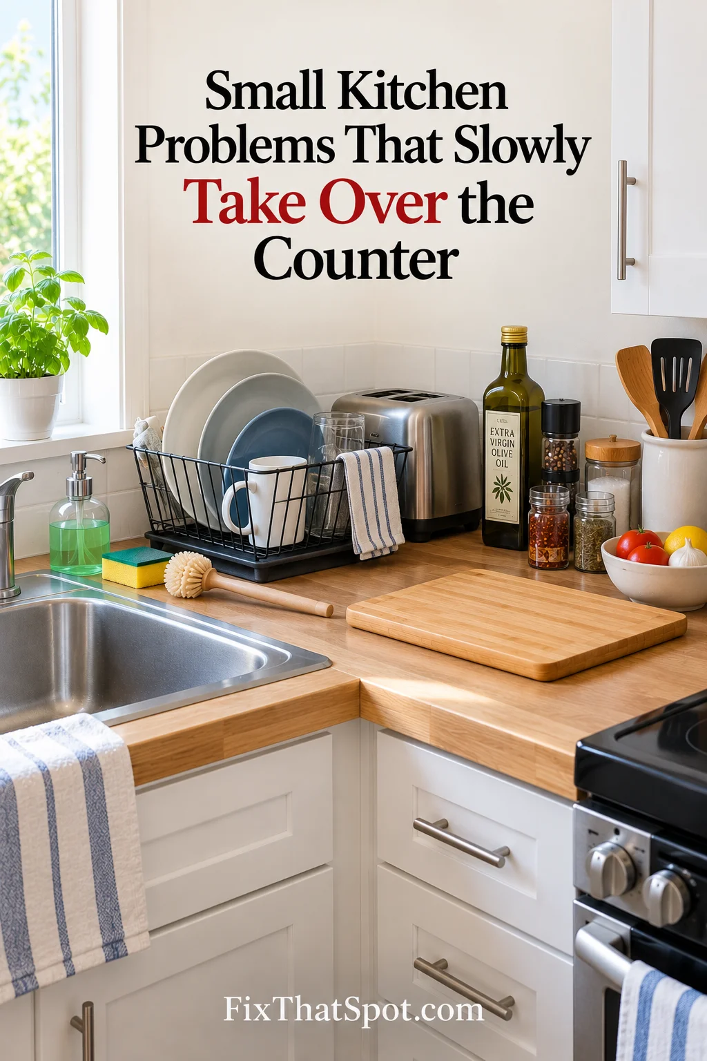 Small Kitchen Problems That Slowly Take Over the Counter