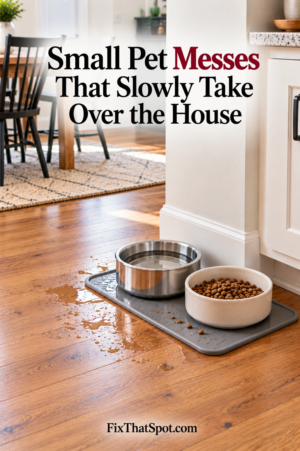 Small Pet Messes That Slowly Take Over the House