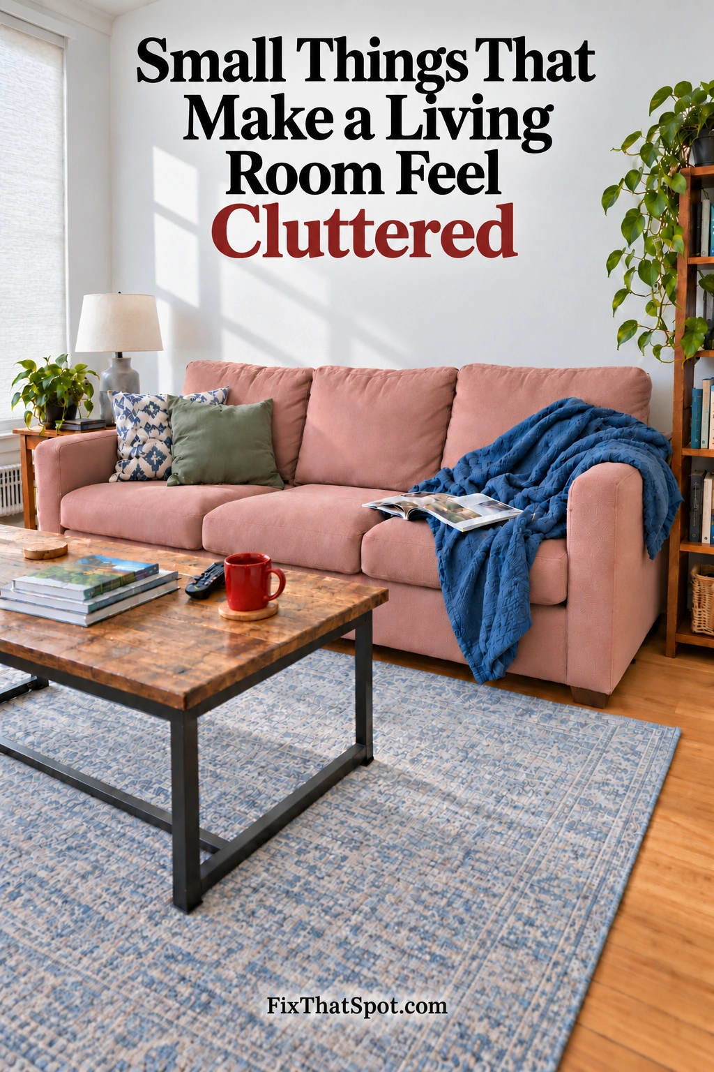 Small Things That Make a Living Room Feel Cluttered