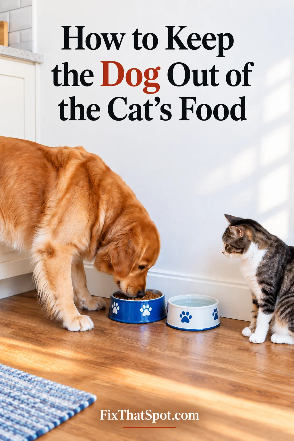 How to Keep the Dog Out of the Cat’s Food