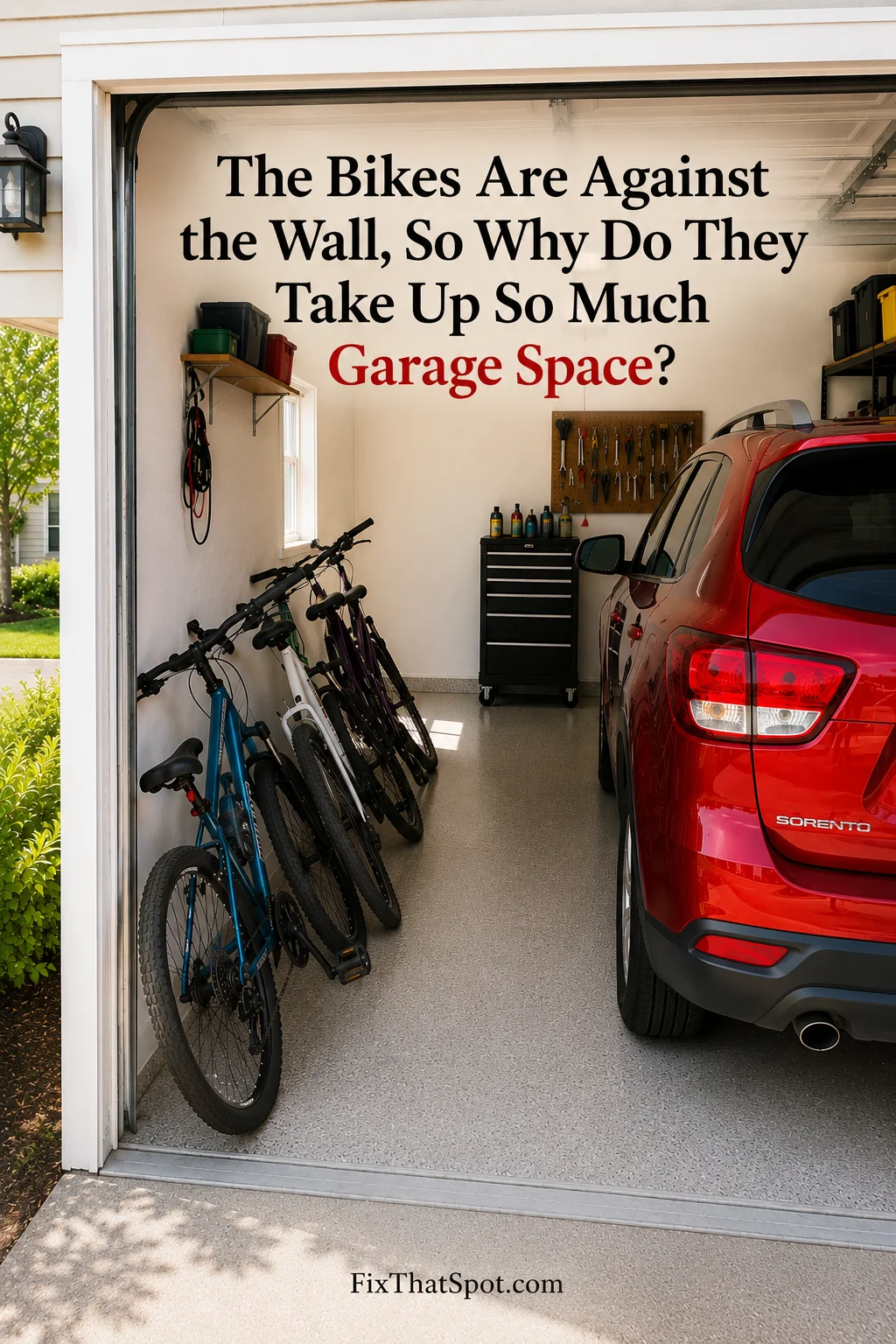 The Bikes Are Against the Wall, So Why Do They Take Up So Much Garage Space?