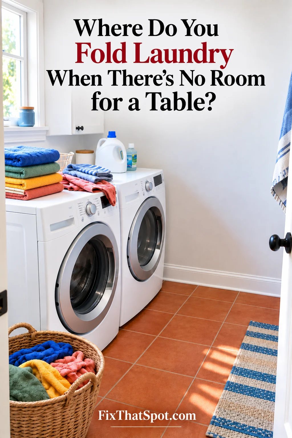 Where Do You Fold Laundry When There’s No Room for a Table?