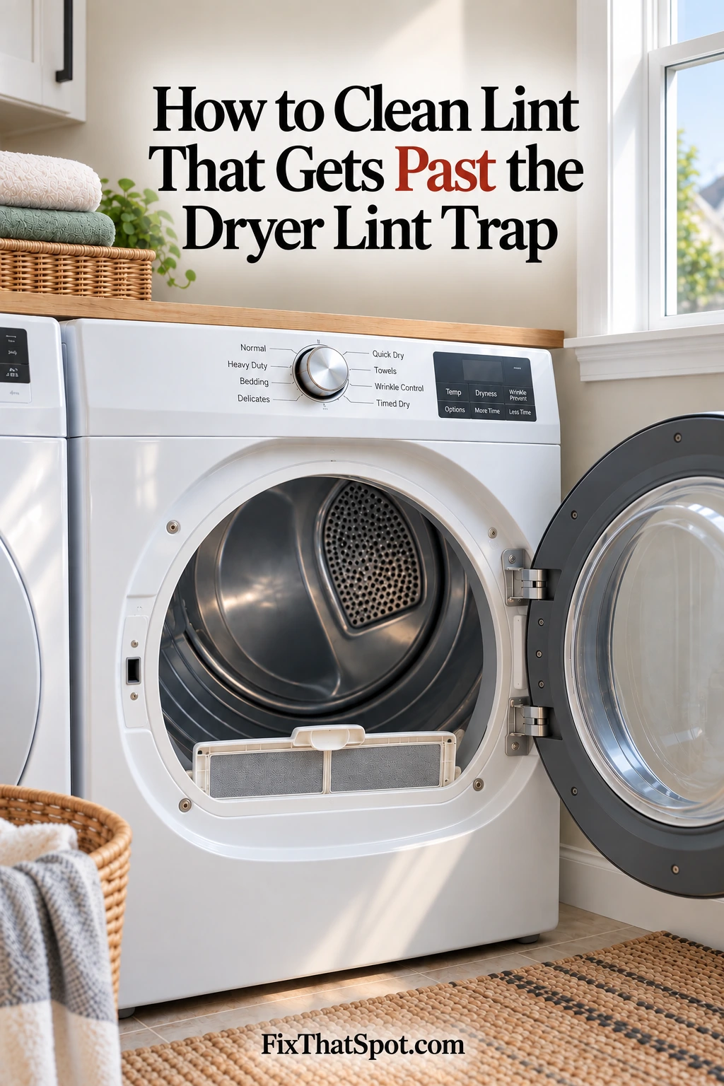 How to Clean Lint That Gets Past the Dryer Lint Trap