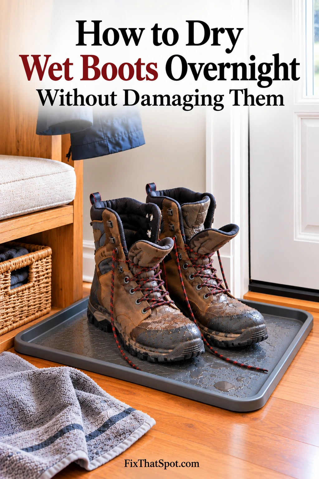 How to Dry Wet Boots Overnight Without Damaging Them