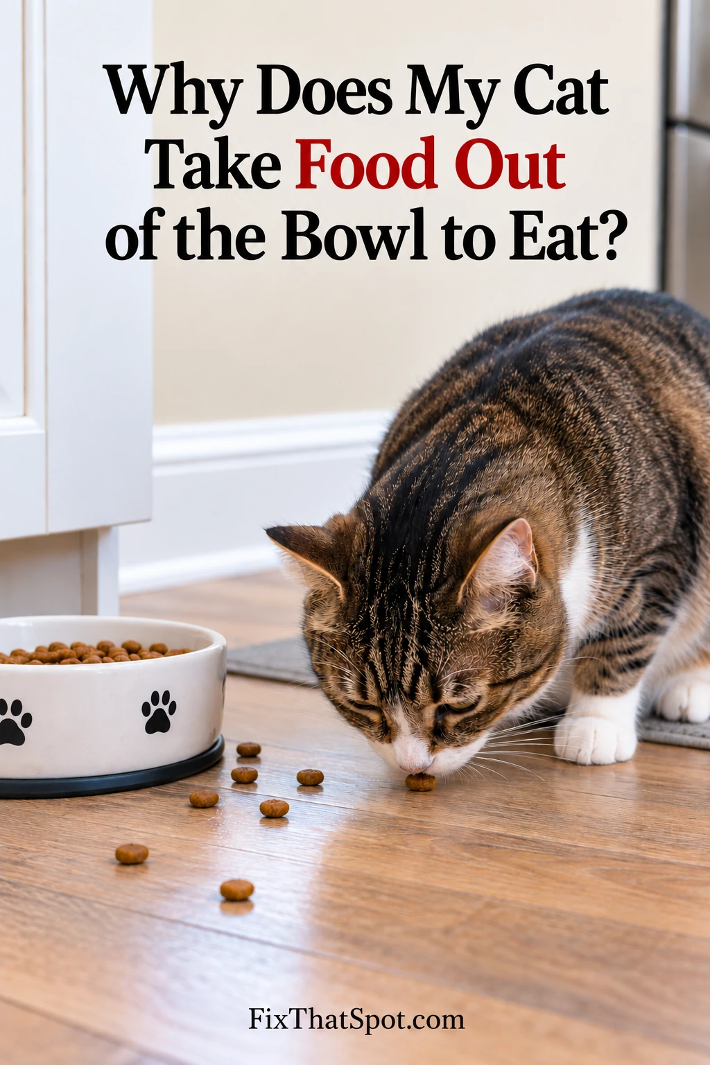 Why Does My Cat Take Food Out of the Bowl to Eat?